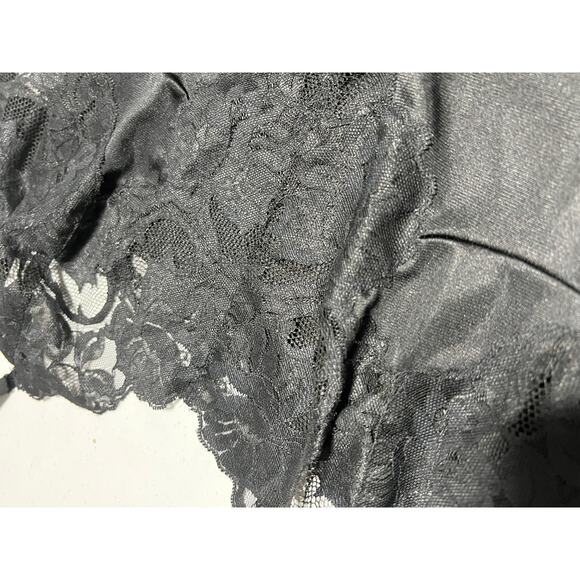 Vintage JCPenney Black Lace Slip 36/14 - Picture 4 of 10